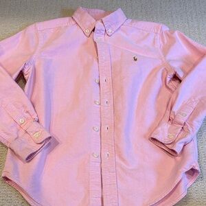 Ralph Lauren Pink Kids Button-Down Shirt
